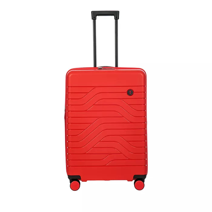 Leather - Trimmed Travel Laptop Sleeves in Burgundy for ProtectionB|Y Ulisse Medium Expandable Spinner