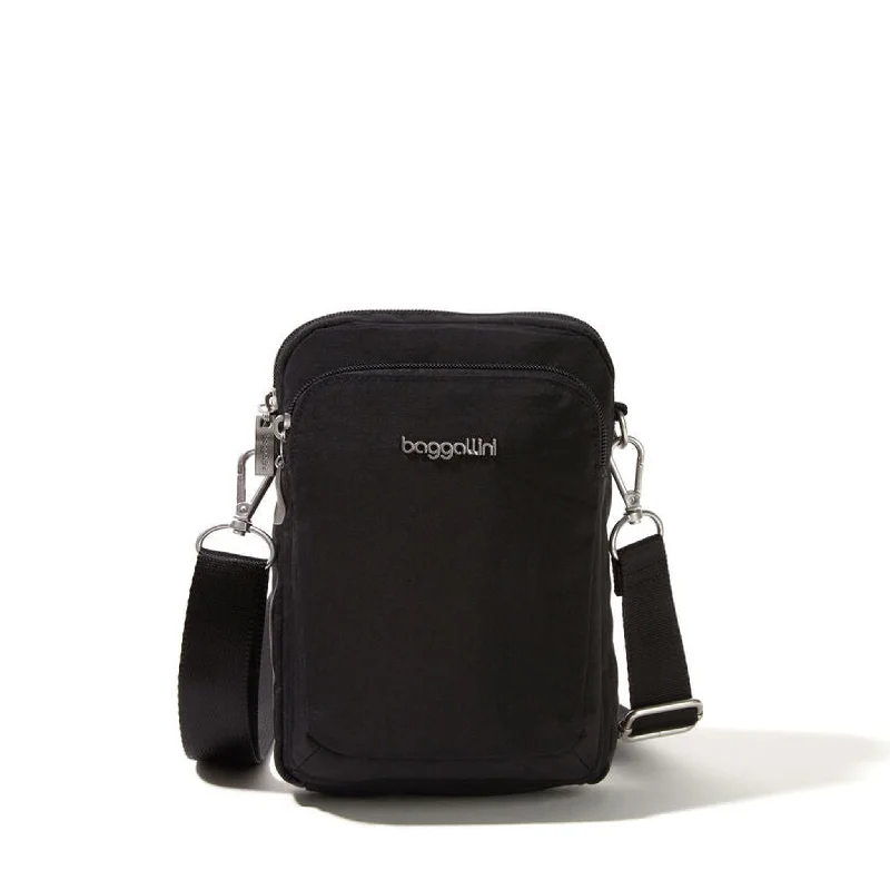 Adjustable Luggage Straps in Pink with Reflective Stripes for Night TravelBaggallini Modern Everywhere Explorer Crossbody