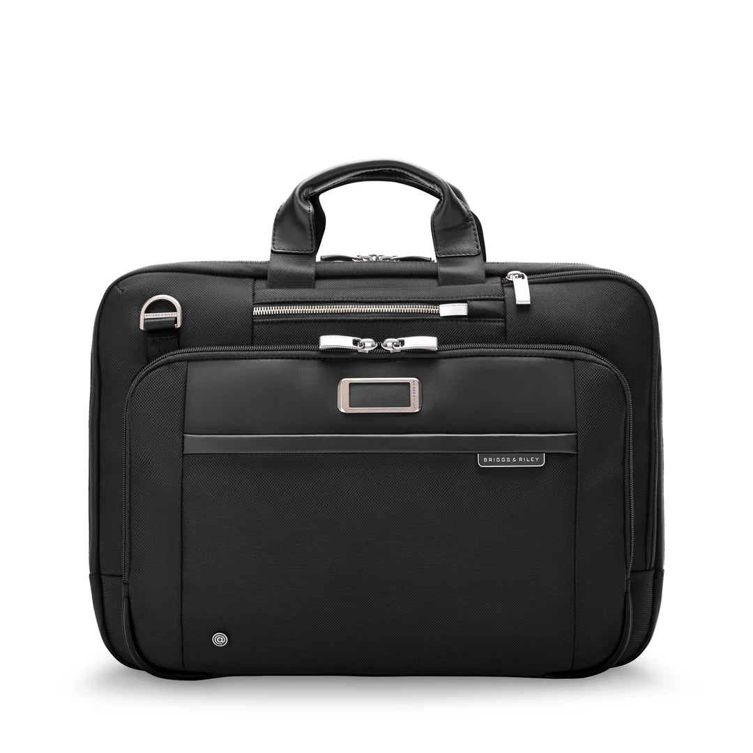 Travel Shoe Bags in Polyester with Ventilation Holes in KhakiBriggs & Riley @WORK Large Expandable Briefcase with RFID Pocket