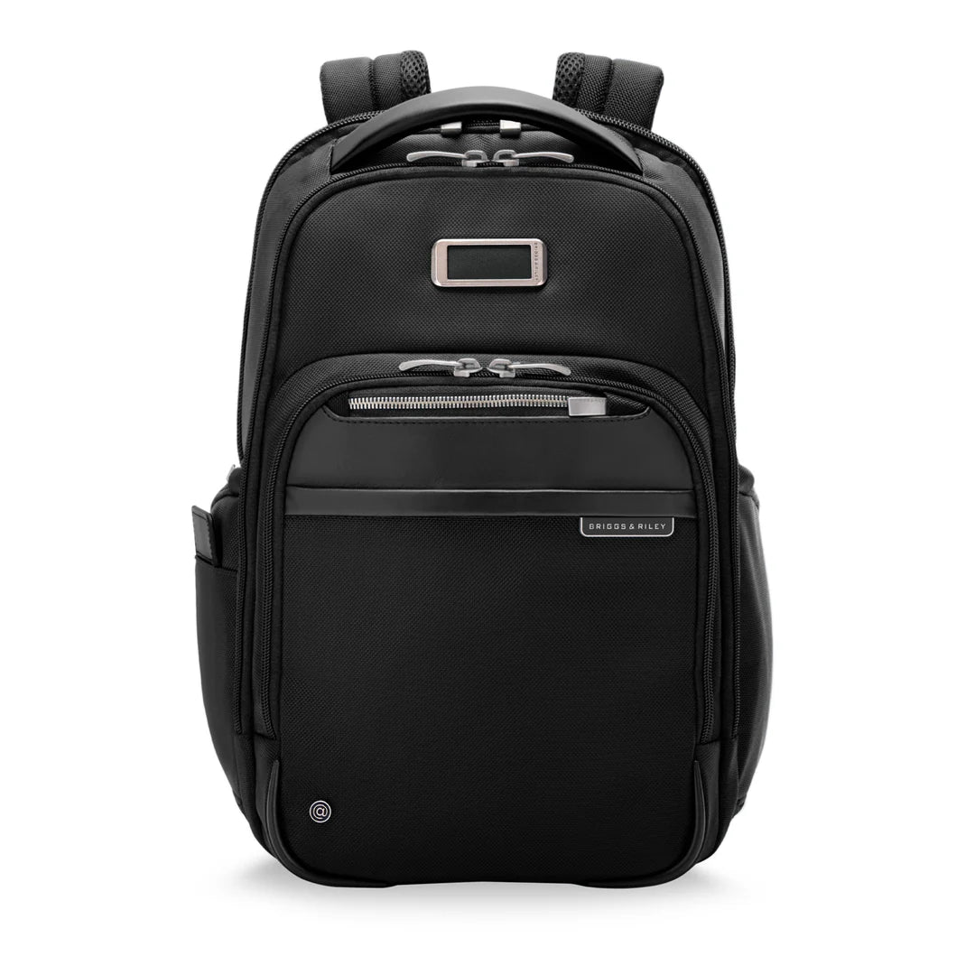 Leather - Trimmed Travel Laptop Sleeves in Burgundy for ProtectionBriggs & Riley @WORK Medium Backpack with RFID Pocket