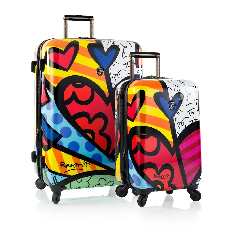 Leather - Trimmed Travel Laptop Sleeves in Burgundy for ProtectionBritto - A New Day 2pc Set (21"/30") - The Art of Modern Luggage™