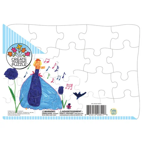 Travel Bag ID Card Holders in Clear Vinyl with LanyardsCobble Hill Create Your Own Puzzle - 20 pieces
