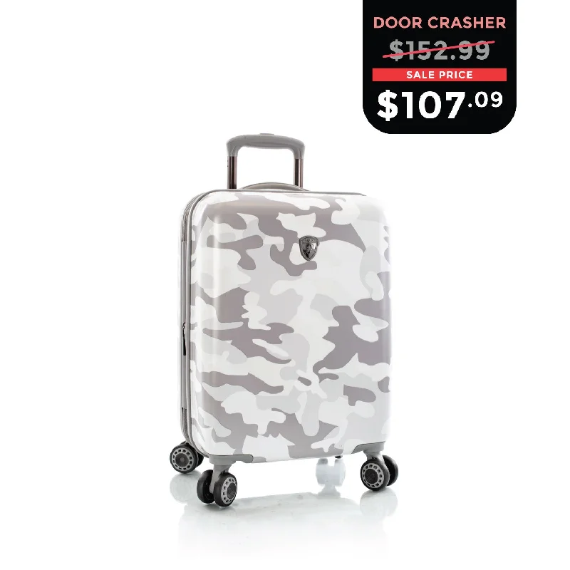 Women's Travel Makeup Bags with Mirror in Pink and BlackCYBER MONDAY DOOR CRASHER 2024 - White Camo 21" Fashion Spinner™ Carry-on