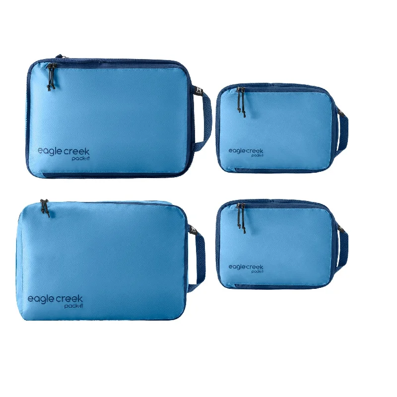 Leather - Trimmed Travel Laptop Sleeves in Burgundy for ProtectionEagle Creek Pack-It Isolate Carry-On Set