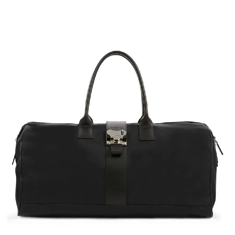 Detachable Travel Bag Shoulder Straps in Beige with Cushioned PadsFPM Milano Bank On the Road Duffle Nylon