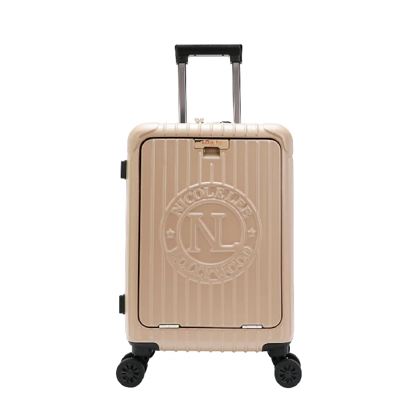 Detachable Travel Bag Shoulder Straps in Beige with Cushioned PadsHARDSIDE NL CARRY-ON SUITCASE