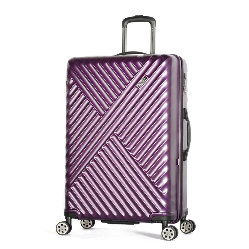 Leather - Trimmed Travel Laptop Sleeves in Burgundy for ProtectionOlympia Matrix Polycarbonate Large Expandable Spinner Luggage