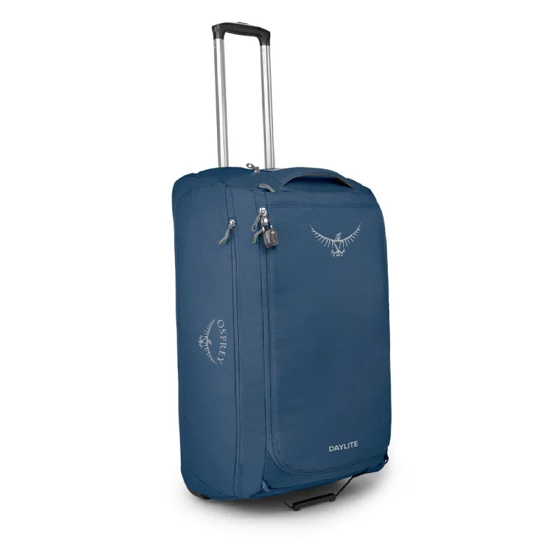 Compact Travel Umbrella Pouches in Navy Blue for Easy StorageOsprey Daylite Wheeled Duffel 85 (Convertible)