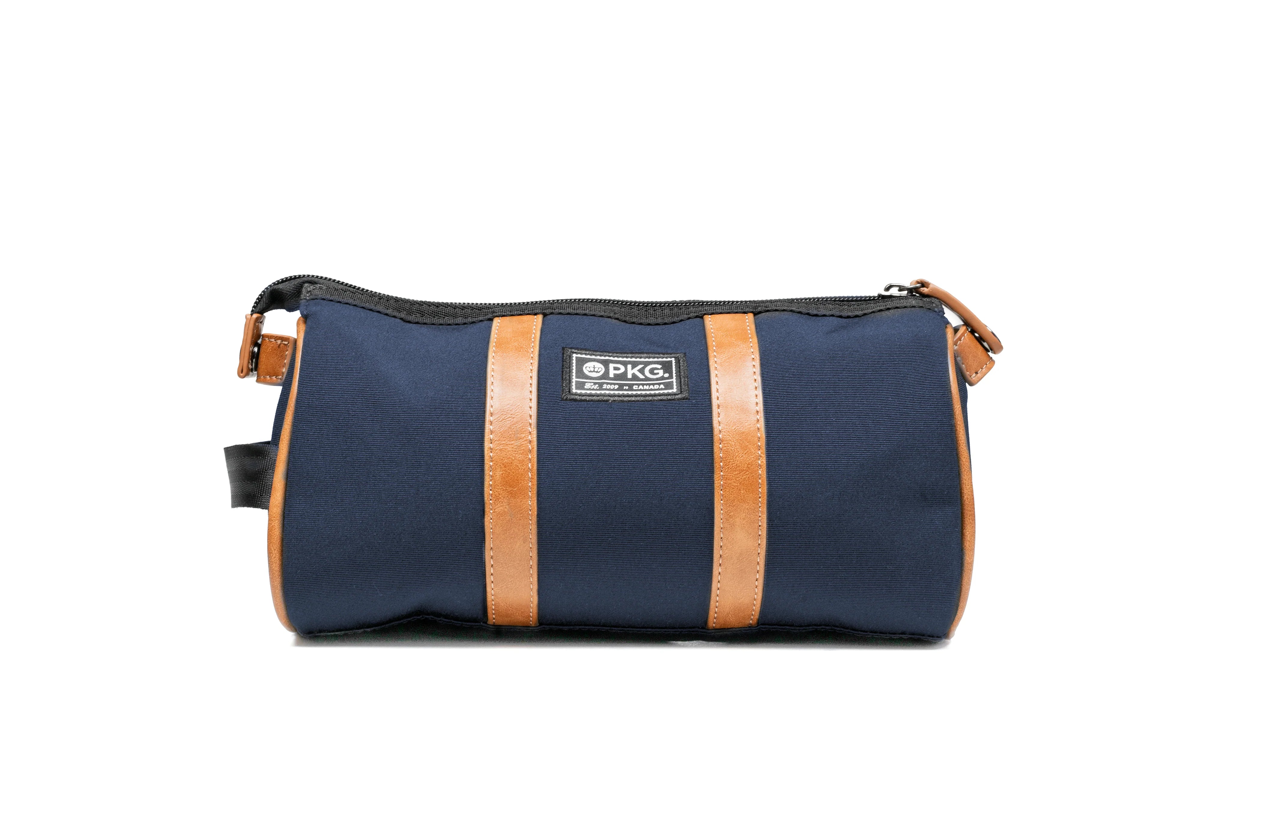 Travel Shoe Bags in Polyester with Ventilation Holes in KhakiPKG Charlotte Recycled Toiletry Bag