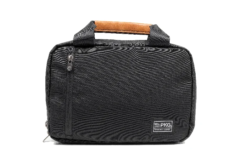 Compact Travel Umbrella Pouches in Navy Blue for Easy StoragePKG Simcoe Recycled Essentials Bag