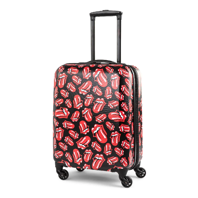 Detachable Travel Bag Shoulder Straps in Beige with Cushioned PadsRolling Stones Ruby Tuesday Carry-On Spinner