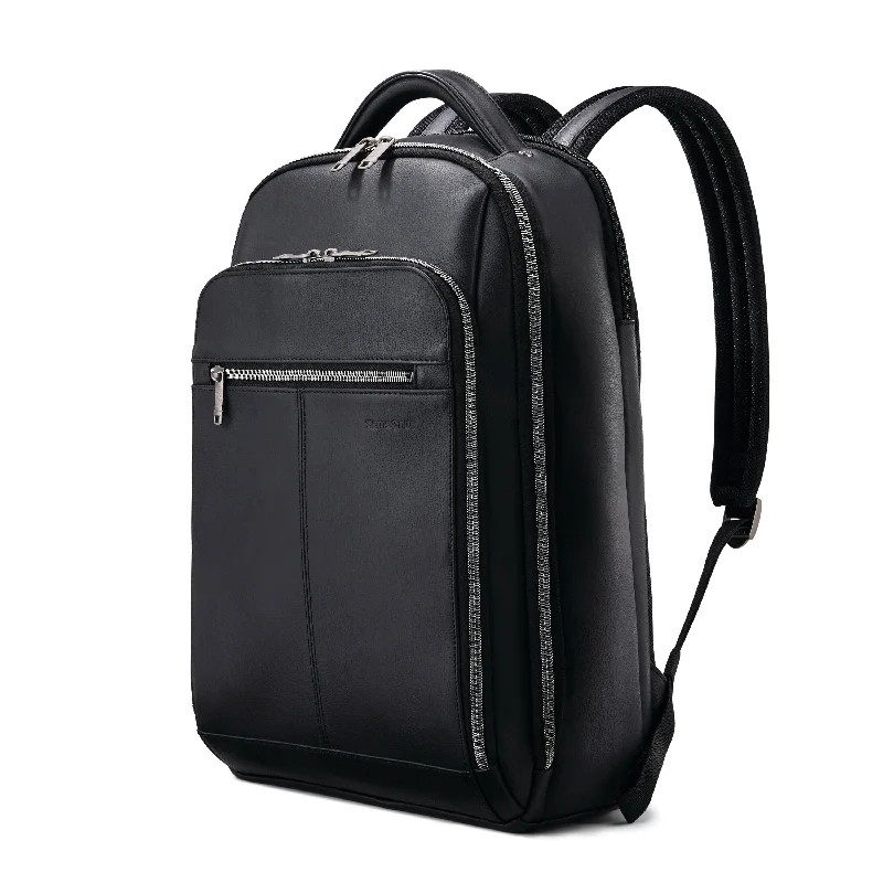 Detachable Travel Bag Shoulder Straps in Beige with Cushioned PadsSamsonite Classic Leather Backpack