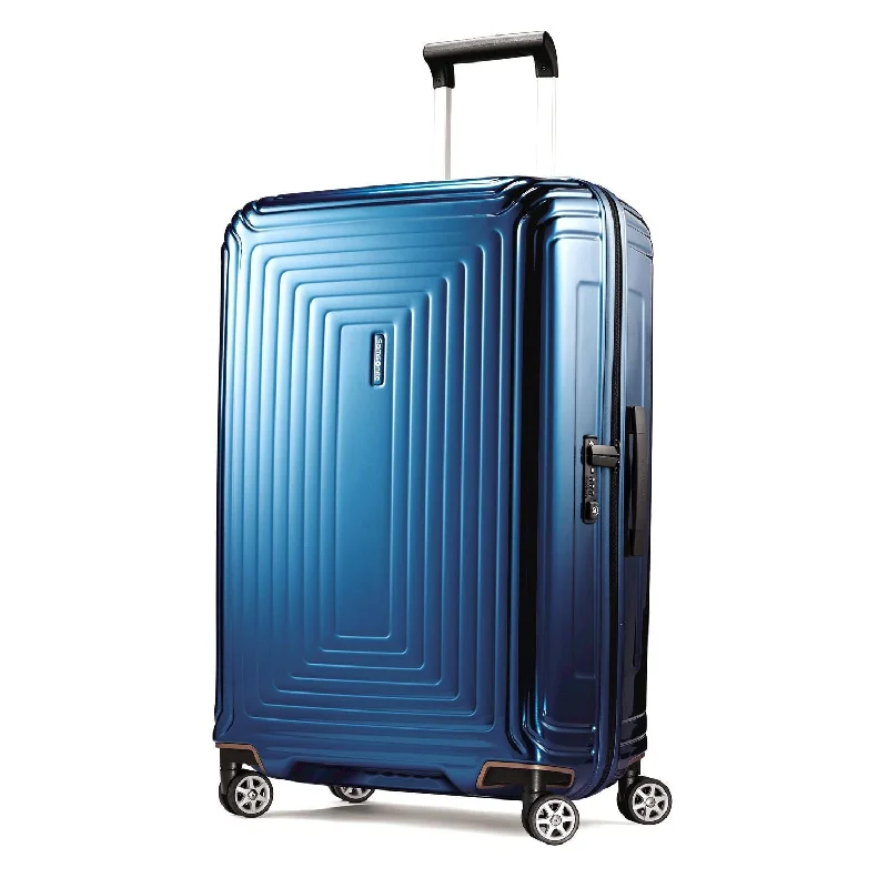 Travel - Size Toiletry Bottles with Leak - Proof Caps in ClearSamsonite Neopulse 28" Spinner Luggage Travel - Size Toiletry Bottles with Leak - Proof Caps in ClearSamsonite Neopulse 28" Spinner Luggage