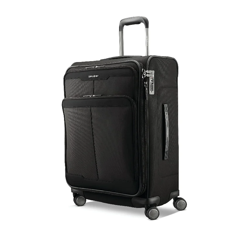 Travel Bag ID Card Holders in Clear Vinyl with LanyardsSilhouette 17 Softside Medium Spinner