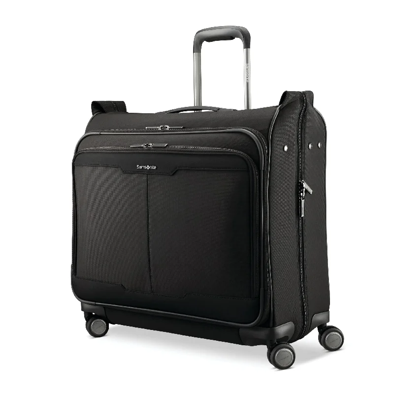 Detachable Travel Bag Shoulder Straps in Beige with Cushioned PadsSilhouette 17 Spinner Garment Bag