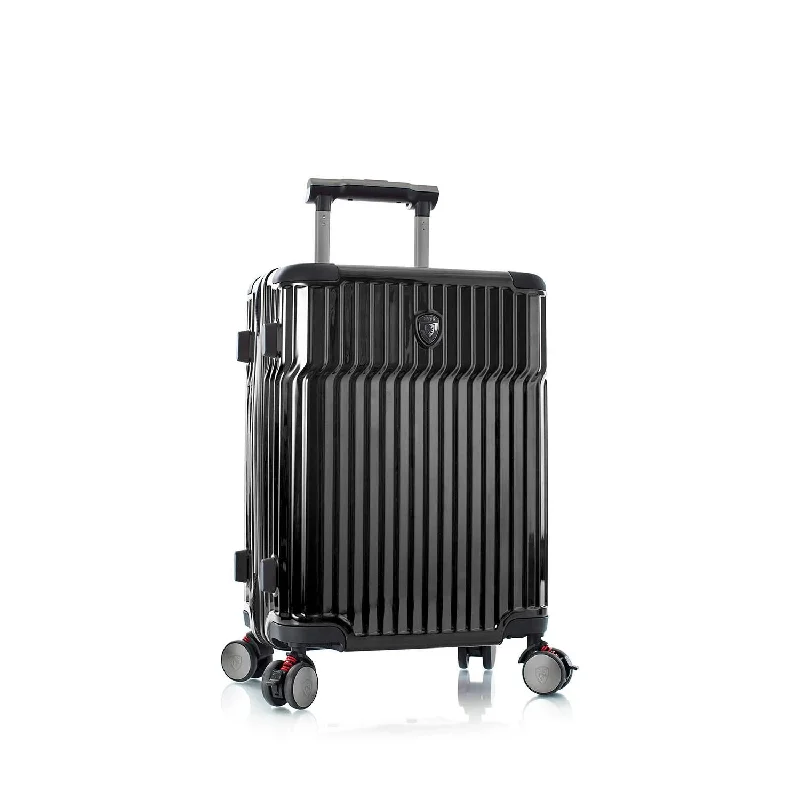 Adjustable Luggage Straps in Pink with Reflective Stripes for Night TravelTekno 21" Carry-on - Black
