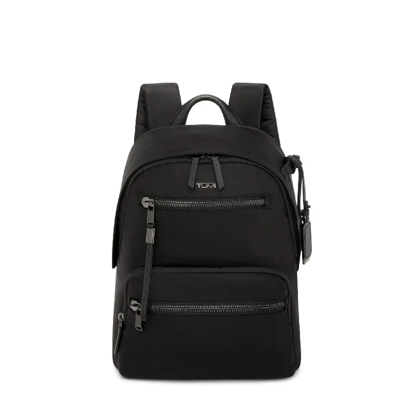 Detachable Travel Bag Shoulder Straps in Beige with Cushioned PadsTUMI Voyageur Denver Backpack