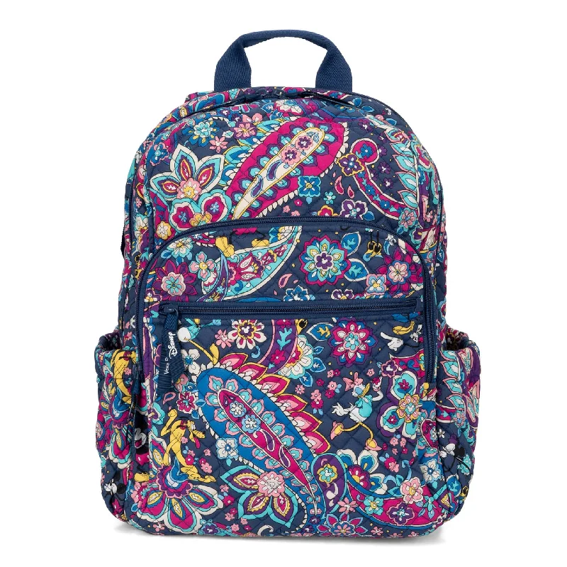 Detachable Travel Bag Shoulder Straps in Beige with Cushioned PadsVera Bradley Campus Backpack Paisley