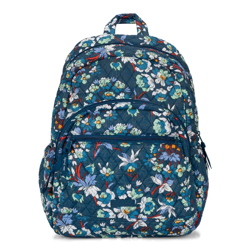 Detachable Travel Bag Shoulder Straps in Beige with Cushioned PadsVera Bradley Essential Backpack Floral