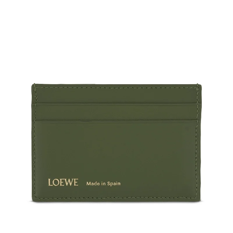 Women's Genuine Leather Bucket Bag in Chestnut Brown with Gold - Tone Hardware for a Sophisticated LookPlain Cardholder in Anagram Jacquard and Calfskin in Green