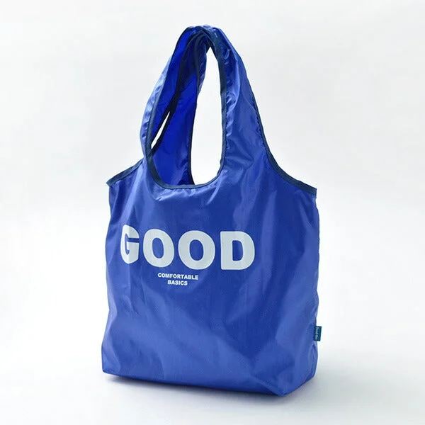 Medium - Sized Canvas Tote Bag in Navy Blue with Striped Pattern for a Nautical - Inspired LookGOOD ONGOOD / GOOD ON eco tote