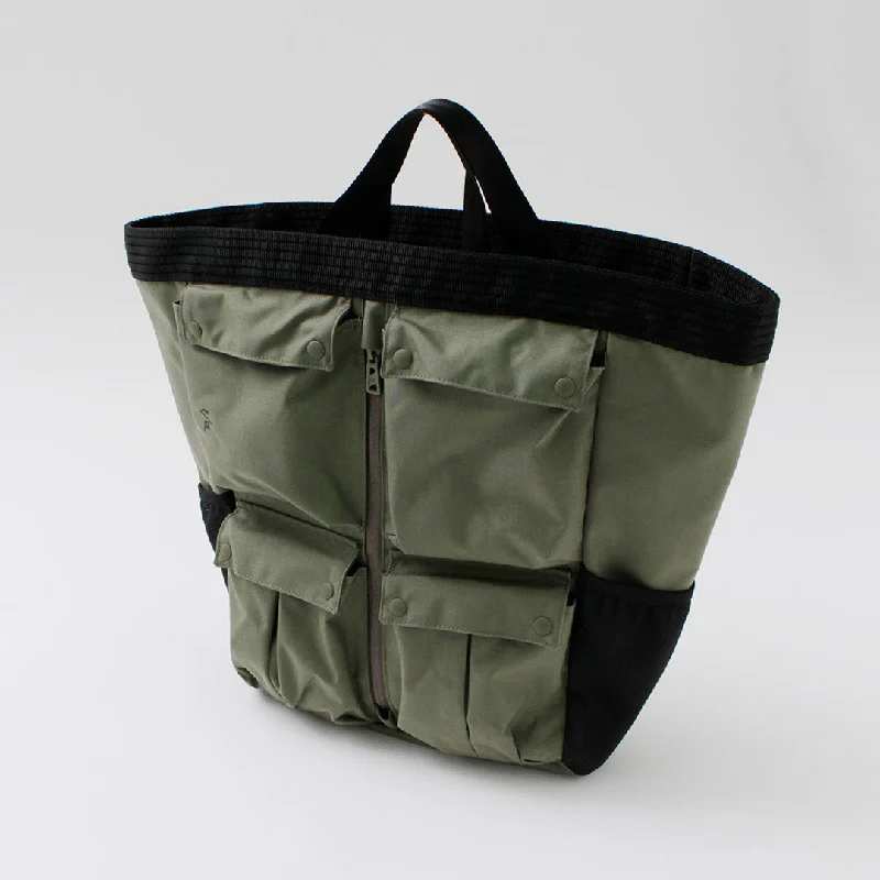 Patchwork Tote Bag in Denim with Vintage - Inspired Designs for a Retro AppealF/CE. / Fire Resistant Cordura Tactical Tote Bag