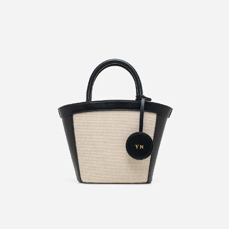 Monogrammed Tote Bag in Brown Leather with Personalized Initials for a Custom and Elegant TouchAlani Tote Bag
