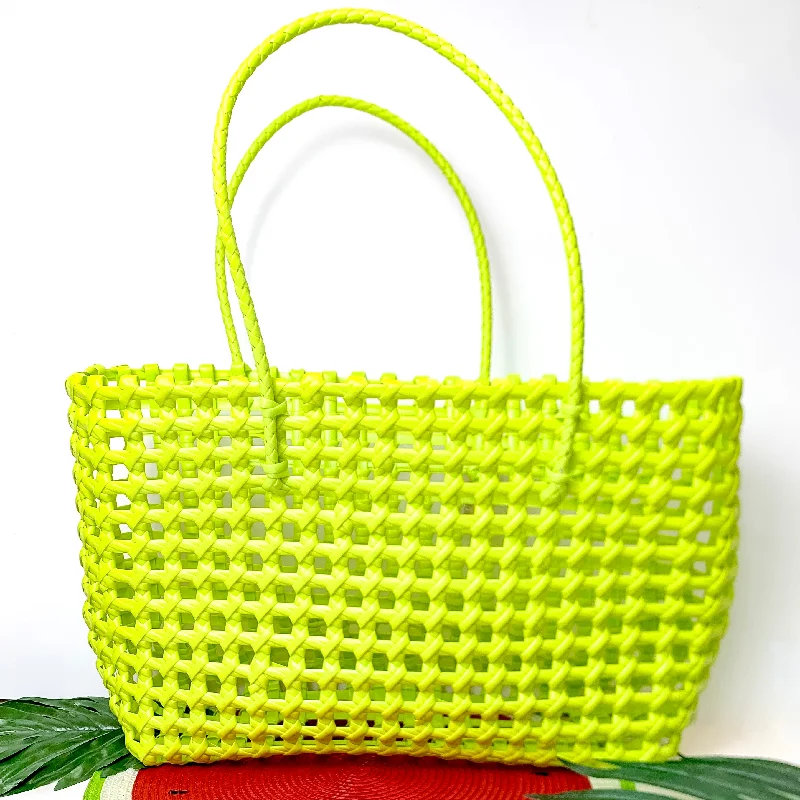 Tote Bag with Adjustable Shoulder Strap in Olive Green for Comfortable CarryingBeachy Brights Basket Tote Bag in Lime Green Tote Bag with Adjustable Shoulder Strap in Olive Green for Comfortable CarryingBeachy Brights Basket Tote Bag in Lime Green