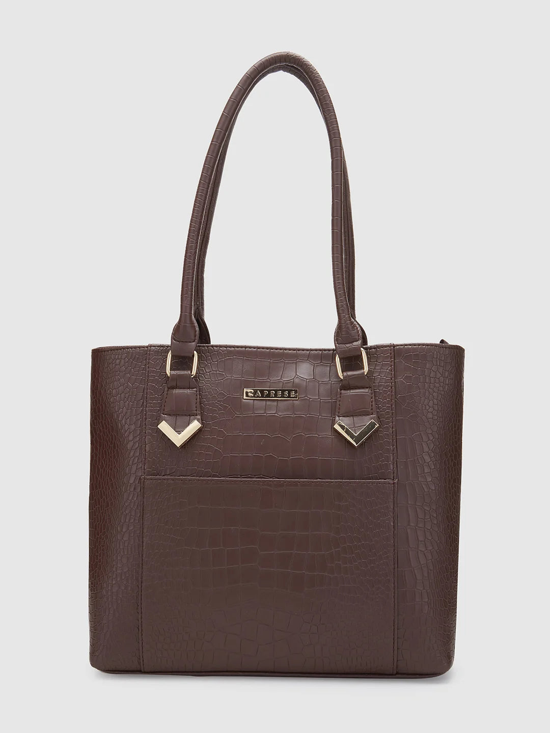Geometric - Printed Tote Bag in Multicolor for a Contemporary and Trendy OutfitCaprese Freda Tote Large Brown Geometric - Printed Tote Bag in Multicolor for a Contemporary and Trendy OutfitCaprese Freda Tote Large Brown