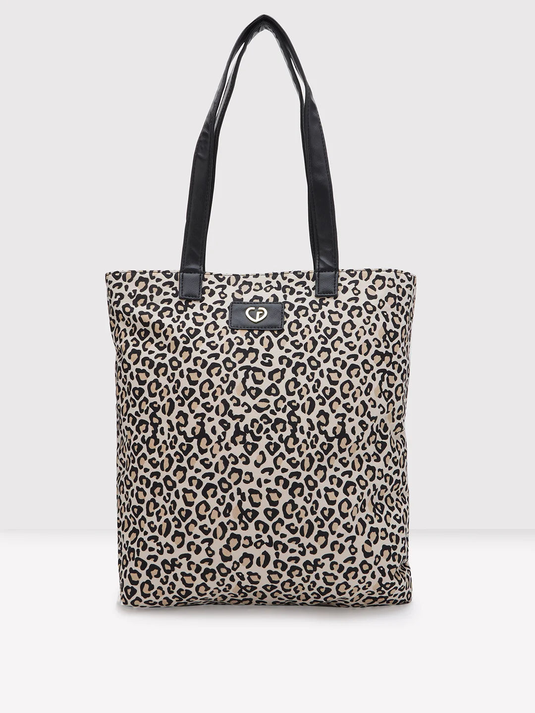 Metallic Tote Bag in Rose Gold with Chain Handles for a Glamorous Night OutCaprese Karel Tote Medium (E) Beige