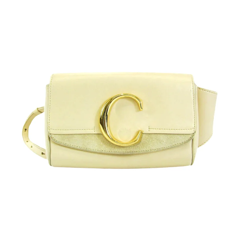 Quilted Tote Bag in Cream with Silver Hardware for a Classic and Sophisticated StyleChloé C  Leather Shopper Bag (Pre-Owned)