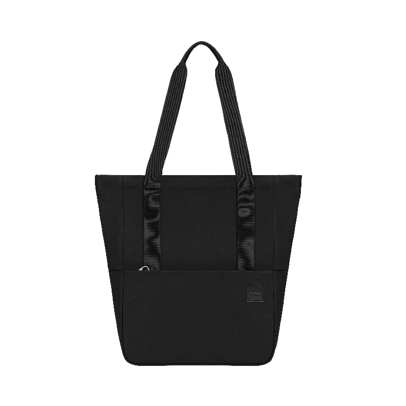 Patchwork Tote Bag in Denim with Vintage - Inspired Designs for a Retro AppealCompass Tote with Flight Nylon