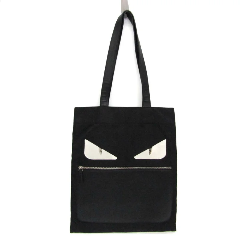 Women's Printed Tote Bag in Floral Patterns for a Spring - Themed Shopping TripFendi Monster  Synthetic Tote Bag (Pre-Owned)