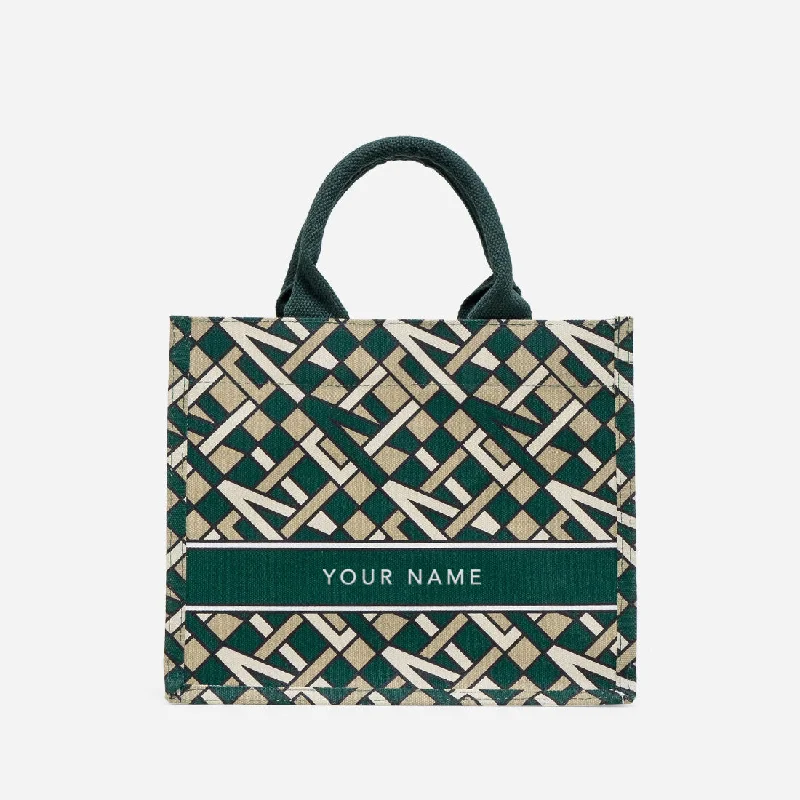 Quilted Tote Bag in Cream with Silver Hardware for a Classic and Sophisticated StyleFillmore SS24 Mini Canvas Bag