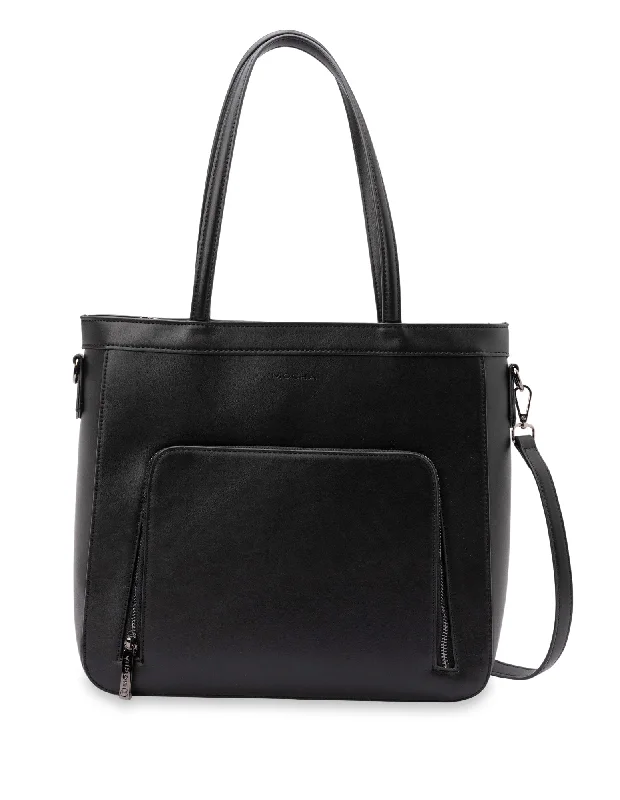 Geometric - Printed Tote Bag in Multicolor for a Contemporary and Trendy OutfitMocha Elliot Tote Bag - Black