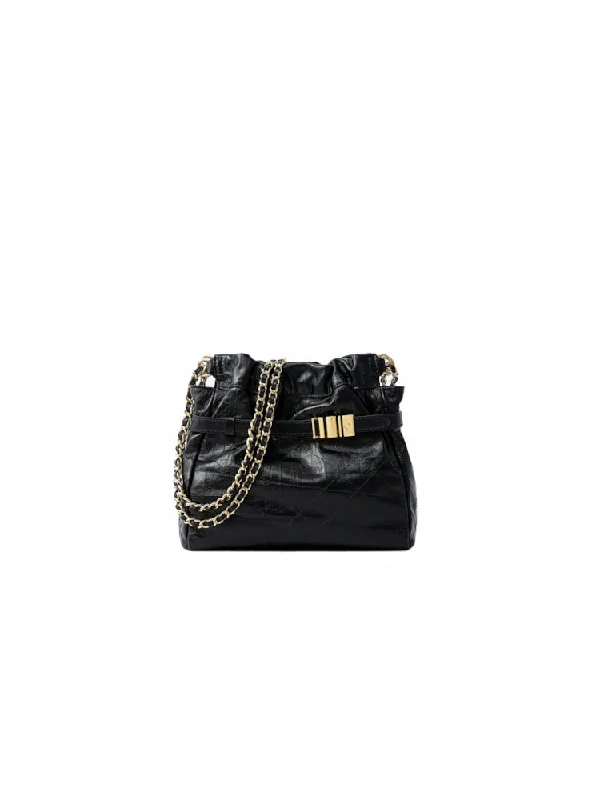 Geometric - Printed Tote Bag in Multicolor for a Contemporary and Trendy OutfitNote Chain Leather Medium Hobo Bag