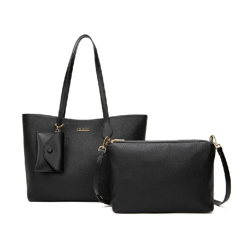 Tote Bag with RFID - Blocking Pocket in Black for Protecting Your Cards and InformationPalomino Marabel Totebag - Black Tote Bag with RFID - Blocking Pocket in Black for Protecting Your Cards and InformationPalomino Marabel Totebag - Black