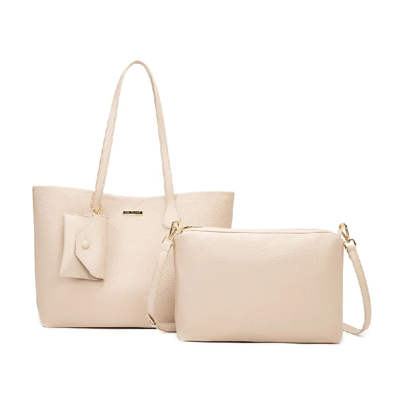 Tote Bag with Adjustable Shoulder Strap in Olive Green for Comfortable CarryingPalomino Marabel Totebag - Cream