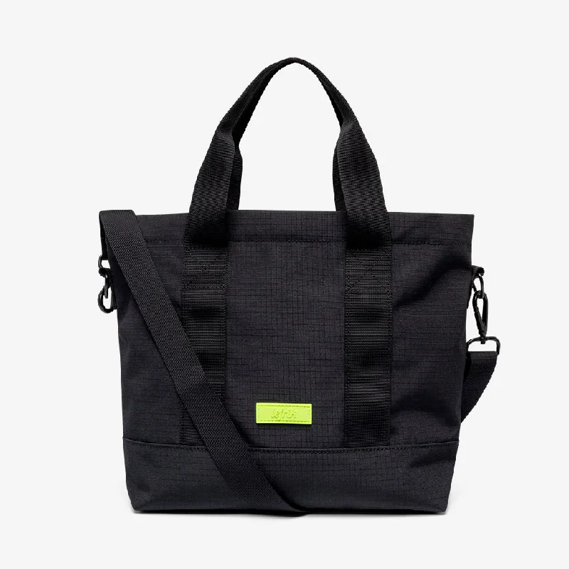 Monogrammed Tote Bag in Brown Leather with Personalized Initials for a Custom and Elegant TouchStrata Mini Bag Black Lime Vandra