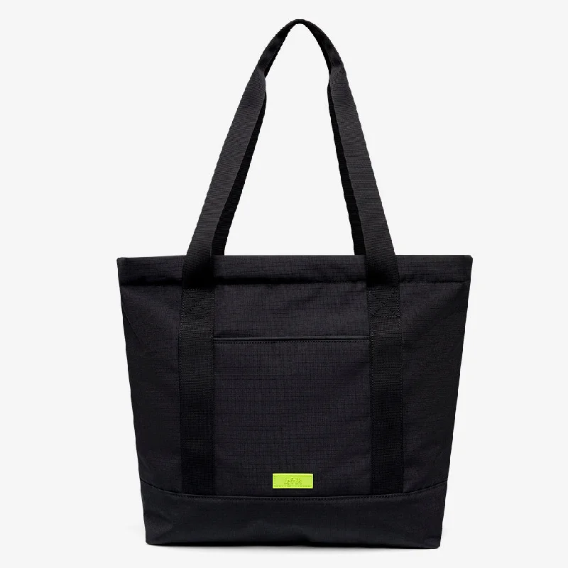 Waterproof Tote Bag in Yellow for Outdoor Activities in Wet WeatherStrata Tote Bag Black Lime Vandra