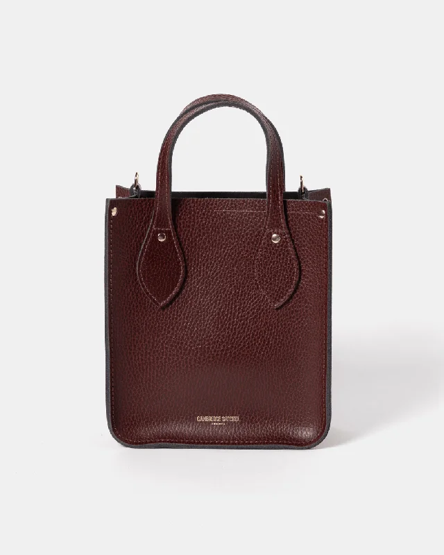 Geometric - Printed Tote Bag in Multicolor for a Contemporary and Trendy OutfitThe Mini Tote -  Oxblood Celtic Grain