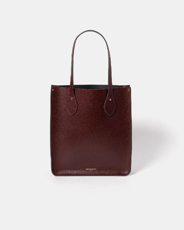 Tote Bag with Adjustable Shoulder Strap in Olive Green for Comfortable CarryingThe Tote - Oxblood Celtic Grain