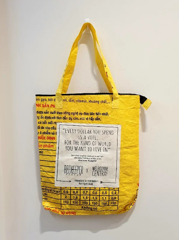 Linen Tote Bag in Natural Beige with Braided Details for a Rustic Summer EnsembleThe Multi-Purpose BeeKeeper Sack  Bag (Yellow)