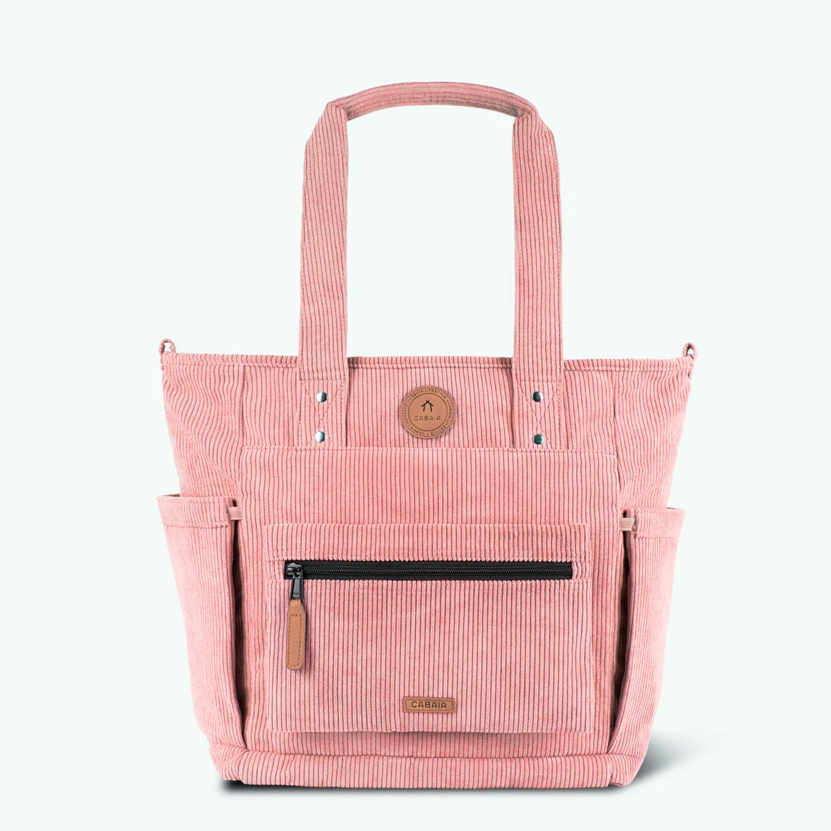 Small Vegan Leather Tote Bag in Blush Pink with Gold - Tone Hardware for a Feminine and Stylish AccessoryGold Coast - Tote bag