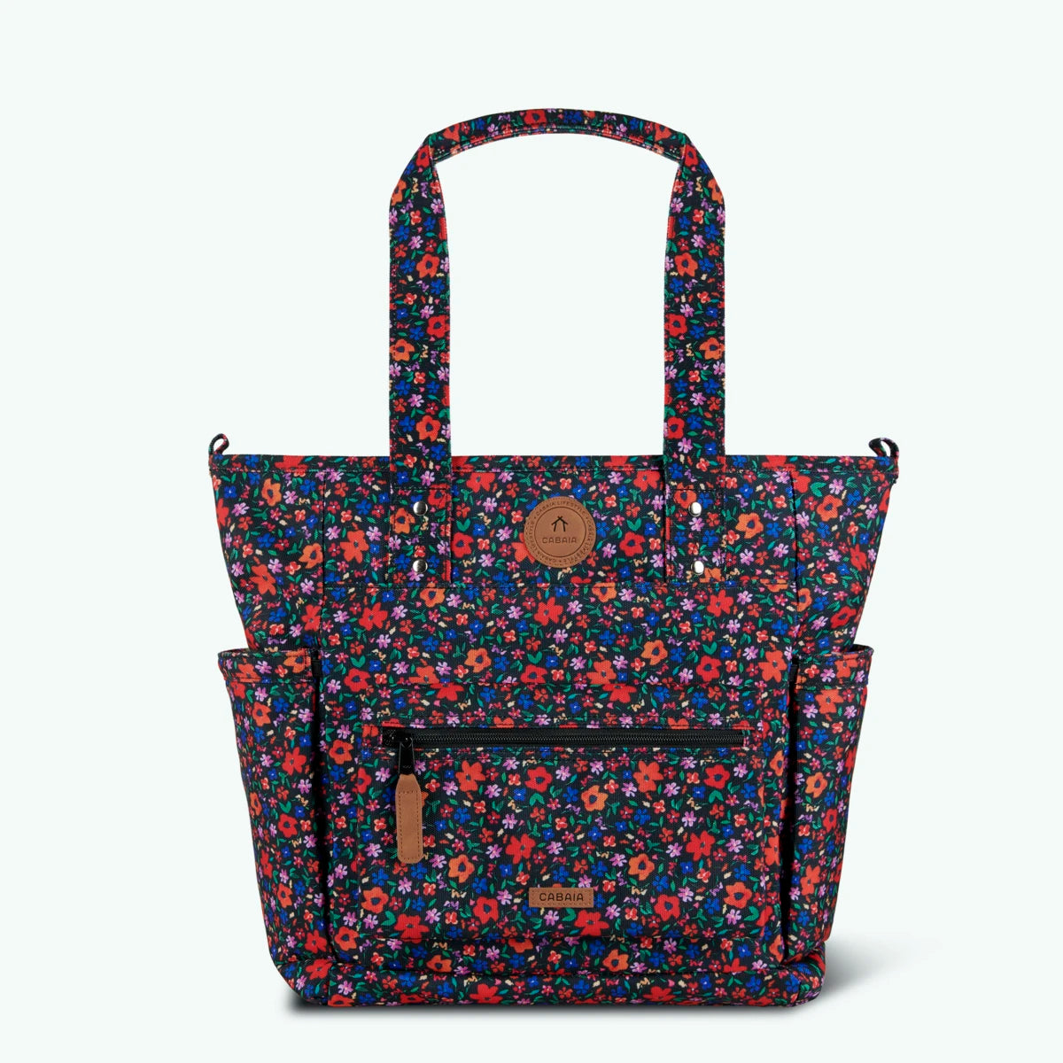 Patchwork Tote Bag in Denim with Vintage - Inspired Designs for a Retro AppealMaupiti - Tote bag
