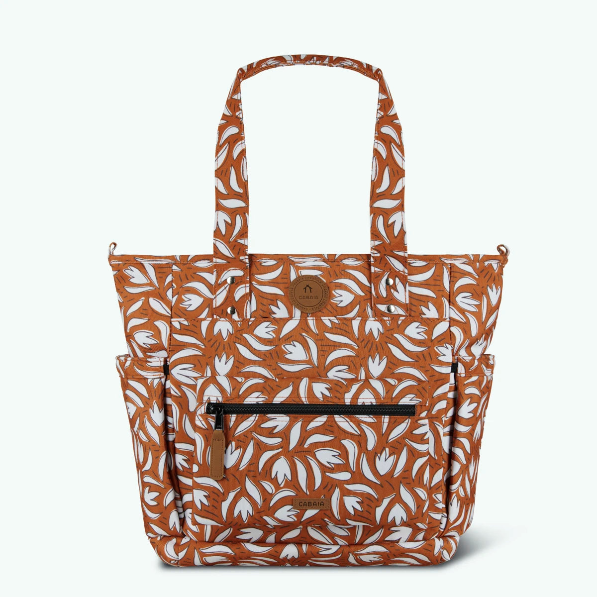 Women's Tote Bag with Zipper Closure in Red for Secure StorageSumatra - Tote bag