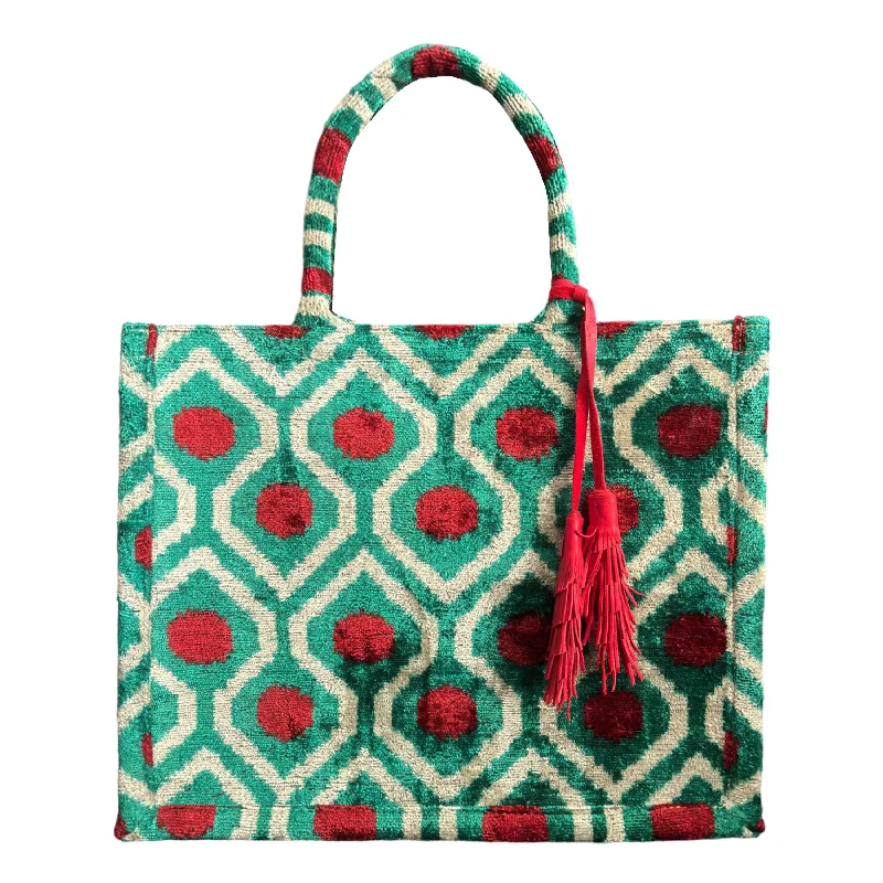 Women's Tote Bag with Magnetic Closure in Orange for Easy Access on the GoTOTEBAG TFH32
