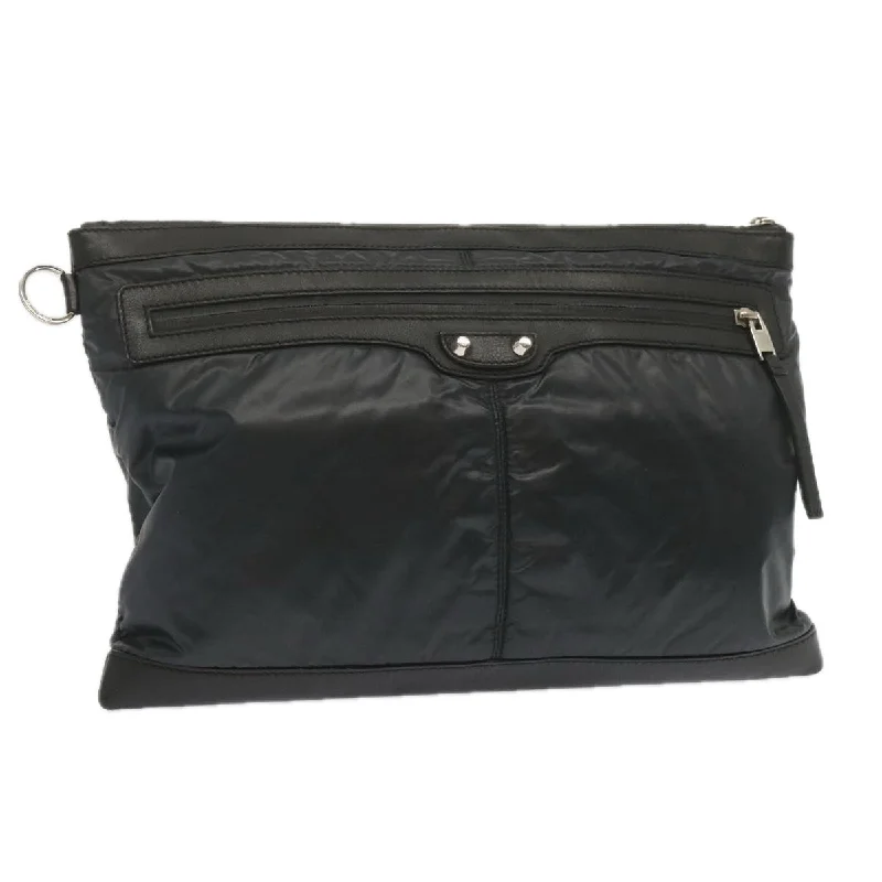 Lace - Trimmed Satin Clutch in Ivory for Garden WeddingsBalenciaga  Synthetic Clutch Bag (Pre-Owned)