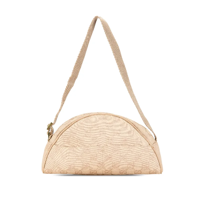 Shoulder Bag with Chain Strap in Silver for a Trendy AppearanceBeige Gucci GG Canvas Shoulder Bag