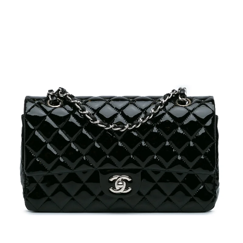 Women's Waterproof Nylon Shoulder Bag in Green for HikingBlack Chanel Medium Classic Patent Double Flap Shoulder Bag